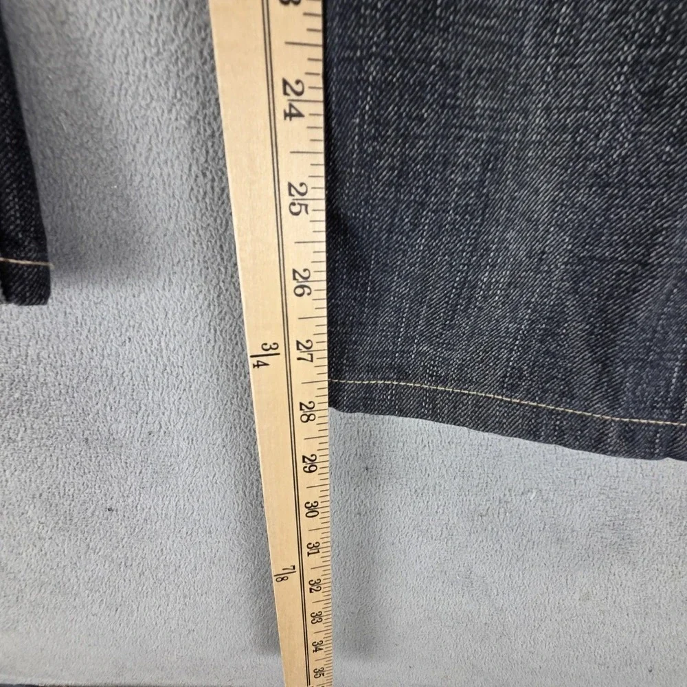 Vintage Levis 504 Jeans Mens Black Straight Charcoal Wash Engineered Fits 30x28